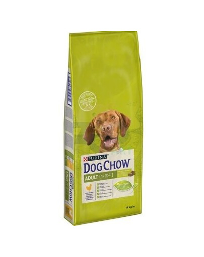 PURINA dog chow adult - croquettes de poulet pour chiens actifs - 14 kg