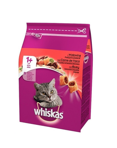 WHISKAS Adult Bœuf 1.4kg x 6