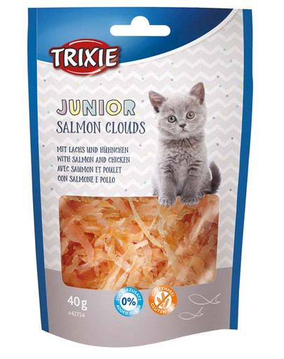 TRIXIE Junior Salmon Clouds friandise au saumon 40 g