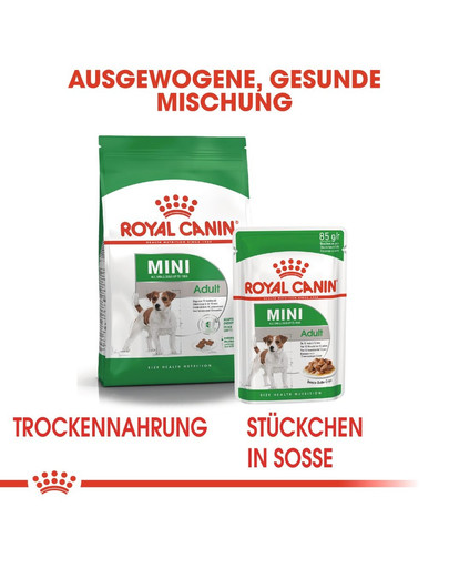 ROYAL CANIN Mini Adult 8+1 kg FREE