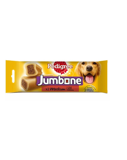 PEDIGREE Jumbone (chiens moyens) délicatesse de boeuf 90 g x 20