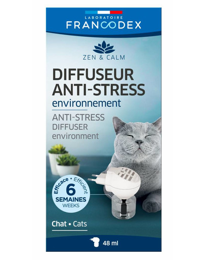 FRANCODEX Diffuseur relaxant pour chats