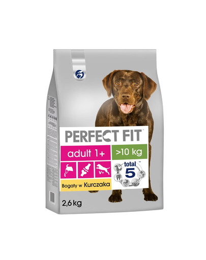 PERFECT FIT Perfect Fit Croquettes pour moyennes et grandes races Poulet 2.6 kg x 3