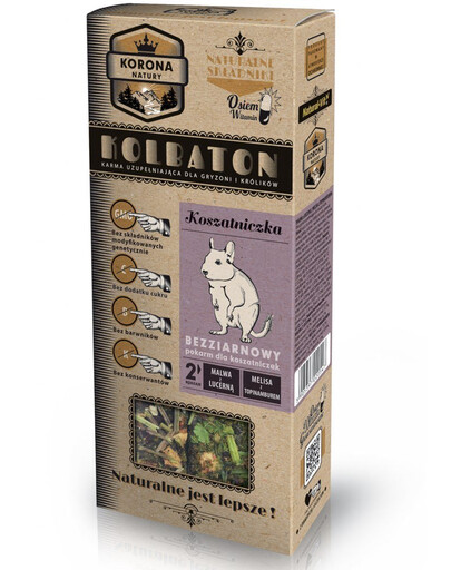 NATURAL-VIT Korona Natury Kolbaton dla koszatniczki lucerna i malwa/melisa i topinambur