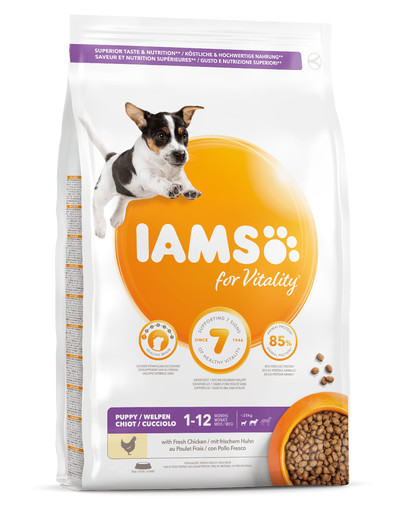 IAMS ProActive Health Puppy & Junior Small & Medium Breed Chicken 12 kg
