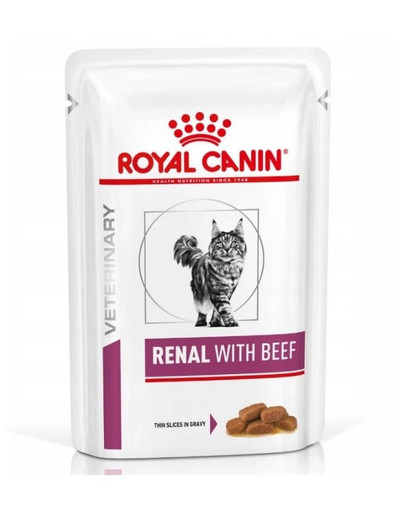 ROYAL CANIN Renal Feline Bœuf 12 x 85 g