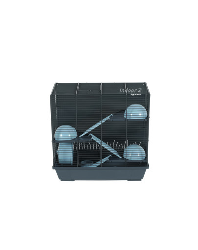 ZOLUX Cage pour hamster INDOOR2 50 Triplex bleu clair