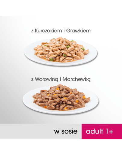 PERFECT FIT Cat Adult 1+ sachets de viande 4*85 g