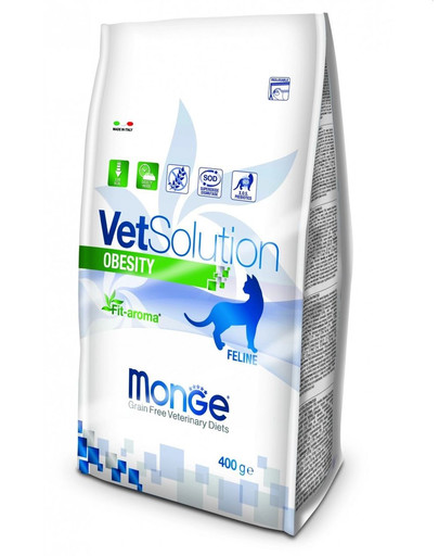 MONGE Vet Solution Obesity - Croquettes pour les chats en surpoids - 1,5 kg
