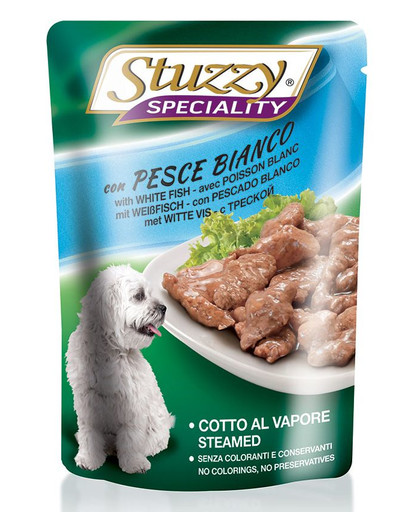 STUZZY Speciality - Nourriture humide avec Poisson Blanc - 100G