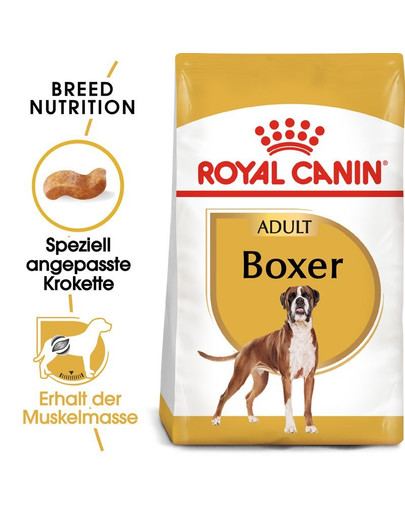 ROYAL CANIN Boxer Adult Aliments secs pour chiens boxer adultes 24 kg (2x12 kg)