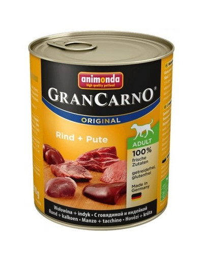 ANIMONDA Grancarno boeuf & dinde 800 g