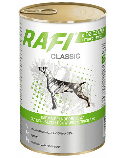 DOLINA NOTECI Rafi Classic Selvaggina e carote in salsa 1240g