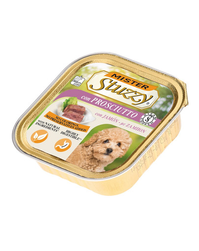 STUZZY Mister Dog con prosciutto 150g