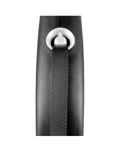 FLEXI Laisse automatique Black Design S Sangle 5m Noir