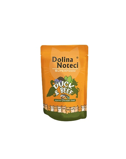 DOLINA NOTECI Superfood canard et bœuf 85g nourriture humide pour chat