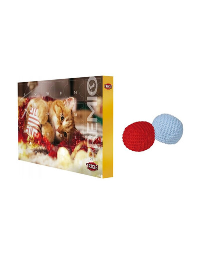 TRIXIE Set de Noël Calendrier de l'Avent + boule pour chat