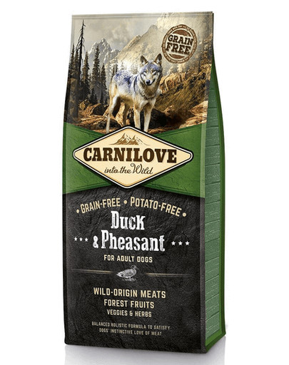 CARNILOVE Adulte canard et faisan 24 kg (2 x 12 kg)