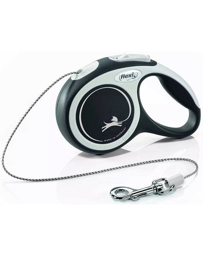 FLEXI Laisse automatique New Comfort S Corde 5 m noir