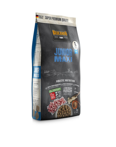 BELCANDO Junior Maxi L-XL - Croquettes de volaille & riz pour jeunes chiens de grandes races à partir de 4 mois 1 kg