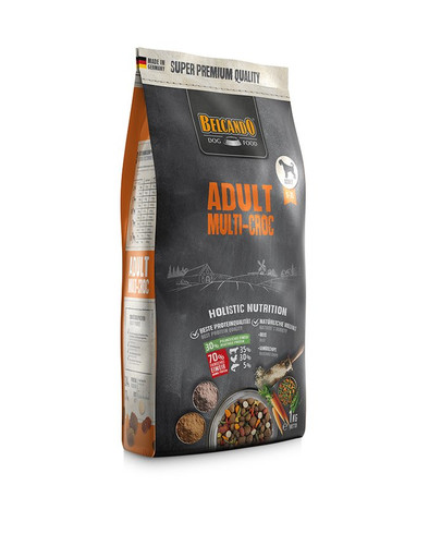 BELCANDO Multi-Croc Croquettes complètes pour chiens ayant une activité normale 1 kg