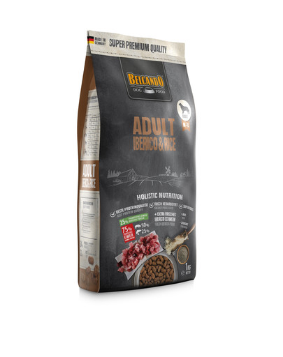BELCANDO Adult Iberico & Rice M-XL - croquettes de porc ibérique & riz pour chiens de moyennes et grandes races 1 kg