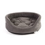 INTERZOO Panier ovale pour chien 41x34x14 cm gris