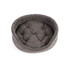 INTERZOO Panier ovale pour chien 47x38x15 cm gris