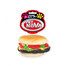 PET NOVA  Dog Lifestyle Hamburger, jouet pour chien 9cm