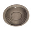 FERA Lit pour chien ovale gris 75x62x22 cm