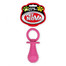 PET NOVA Dog Lifestyle Tétine avec clochette 14cm rose arôme menthe