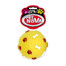 PET NOVA DOG LIFE STYLE Palla con motivo a zampe e ossa 7,5 cm giallo