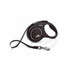 FLEXI Cordino New Classic nero S Nastro 5m fino a 15kg