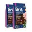 BRIT Premium By Nature Chicken Junior Small S 16kg (2 x 8kg)