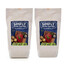 SIMPLY FROM NATURE Wypiekana w piecu karma z koniną i łososiem 2x1,2 kg