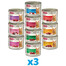 BRIT Premium By Nature Junior Extra Large XL - Nourriture complète avec du poulet pour les chiots de très grandes races - 15 kg + nourriture humide avec veau 6x400 g