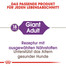 ROYAL CANIN Giant adult 15 kg + 3 kg gratis