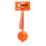 LIKER LINE Dog toy balle sur sangle avec oreilles pour chiens 7 cm