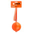 LIKER LINE Dog toy Une balle avec un ruban jouet pour chien 9 cm