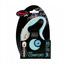 FLEXI Laisse automatique New Comfort S Corde 5 m bleu clair avec blanc